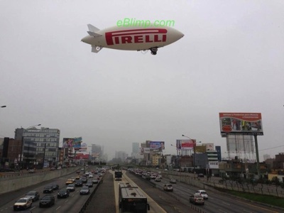 Its not just a goodyear blimp... its Pirelli Dirigible! Faster tires need a faster Dirigible! - built by eBlimp of course.